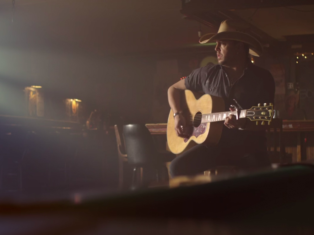 Watch Jason Aldean Dish Out the Heartache in New Video for “Any Ol’ Barstool”