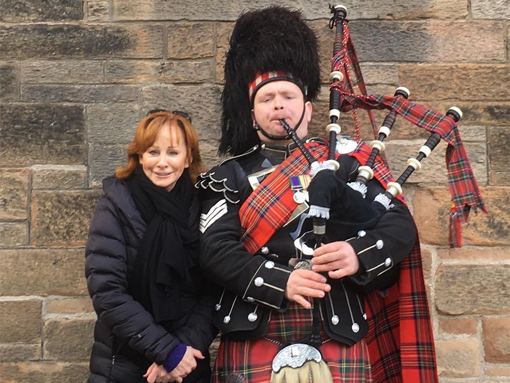 Reba Plays Tourist During Her Trip to Scotland and London for C2C Festival